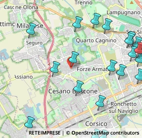 Mappa Via Valle Anzasca, 20152 Milano MI, Italia (2.878)
