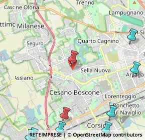 Mappa Via Valle Anzasca, 20152 Milano MI, Italia (3.944)