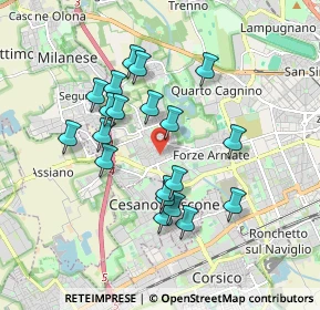 Mappa Via Valle Anzasca, 20152 Milano MI, Italia (1.6245)