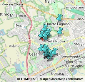 Mappa Via Valle Anzasca, 20152 Milano MI, Italia (1.174)