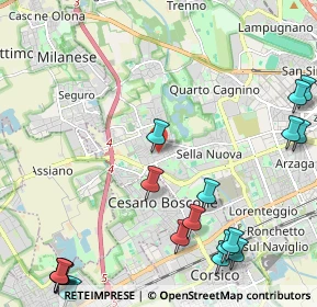 Mappa Via Valle Anzasca, 20152 Milano MI, Italia (3.09611)