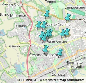 Mappa Via Valle Anzasca, 20152 Milano MI, Italia (1.255)