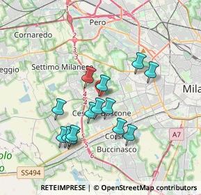 Mappa Via Valle Anzasca, 20152 Milano MI, Italia (3.22429)