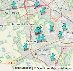Mappa Via Valle Anzasca, 20152 Milano MI, Italia (3.83)