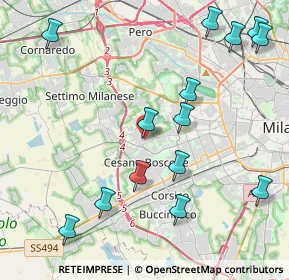 Mappa Via Valle Anzasca, 20152 Milano MI, Italia (4.94929)