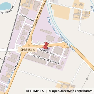Mappa Via Enrico Mattei, 9, 25020 Poncarale, Brescia (Lombardia)