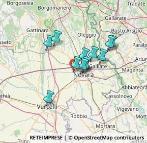 Mappa Via Verdi, 28060 San Pietro Mosezzo NO, Italia (9.66167)