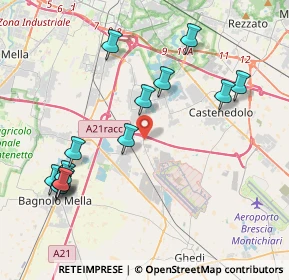 Mappa Str. Borgosatollo, 25010 Ghedi BS, Italia (4.46643)