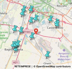 Mappa Str. Borgosatollo, 25010 Ghedi BS, Italia (4.47125)