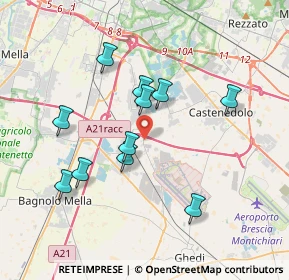 Mappa Str. Borgosatollo, 25010 Ghedi BS, Italia (3.38273)