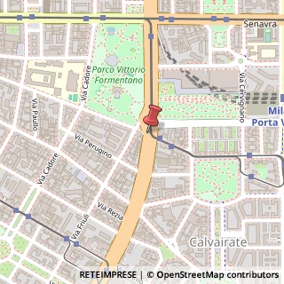Mappa Viale Umbria,  109, 20135 Milano, Milano (Lombardia)