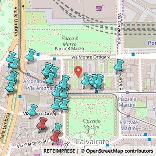 Mappa Via Vertoiba, 20137 Milano MI, Italia (0.14)