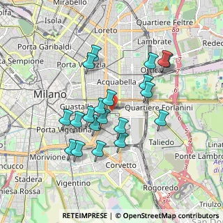 Mappa Via Vertoiba, 20137 Milano MI, Italia (1.632)