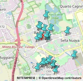 Mappa Via Cabella Via Gozzoli, 20152 Milano MI, Italia (0.873)