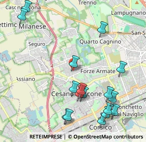 Mappa Via Cabella Via Gozzoli, 20152 Milano MI, Italia (2.5)