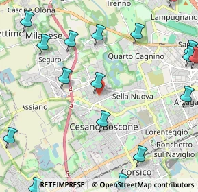 Mappa Via Cabella Via Gozzoli, 20152 Milano MI, Italia (3.00765)