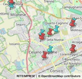 Mappa Via Cabella Via Gozzoli, 20152 Milano MI, Italia (2.39846)