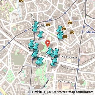 Mappa Piazza Vetra, 20123 Milano MI, Italia (0.187)