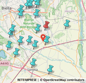 Mappa SP230 SS TROSSI, 13040 Buronzo VC, Italia (9.742)