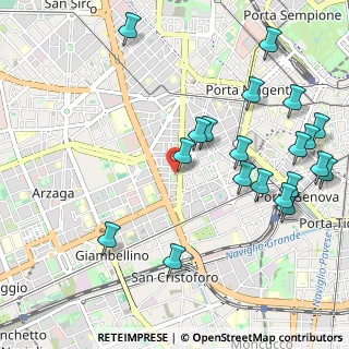 Mappa Via Washington Giorgio, 20146 Milano MI, Italia (1.242)