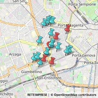 Mappa Via Washington Giorgio, 20146 Milano MI, Italia (0.6715)