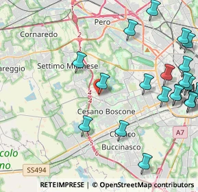 Mappa Via Privata Bernardino Ghiringhelli, 20152 Milano MI, Italia (5.516)