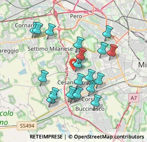 Mappa Via Privata Bernardino Ghiringhelli, 20152 Milano MI, Italia (3.386)