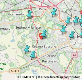 Mappa Via Privata Bernardino Ghiringhelli, 20152 Milano MI, Italia (6.3535)