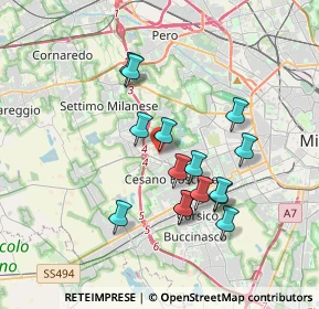 Mappa Via Privata Bernardino Ghiringhelli, 20152 Milano MI, Italia (3.202)