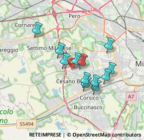 Mappa Via Privata Bernardino Ghiringhelli, 20152 Milano MI, Italia (2.7375)