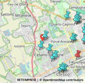 Mappa Via Privata Bernardino Ghiringhelli, 20152 Milano MI, Italia (2.838)