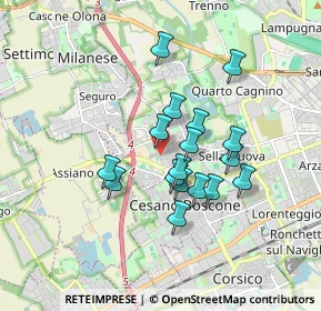 Mappa Via Privata Bernardino Ghiringhelli, 20152 Milano MI, Italia (1.39294)