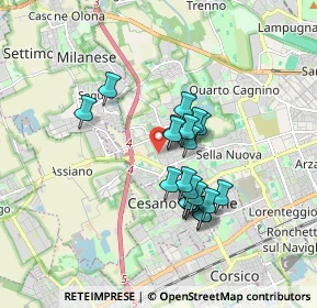 Mappa Via Privata Bernardino Ghiringhelli, 20152 Milano MI, Italia (1.3515)