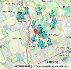 Mappa Via Privata Bernardino Ghiringhelli, 20152 Milano MI, Italia (1.48222)