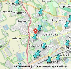 Mappa Via Privata Bernardino Ghiringhelli, 20152 Milano MI, Italia (2.91143)