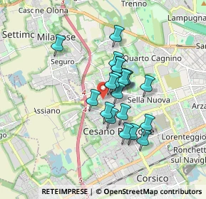 Mappa Via Privata Bernardino Ghiringhelli, 20152 Milano MI, Italia (1.219)