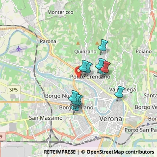 Mappa Via, 37124 Verona VR, Italia (1.39455)