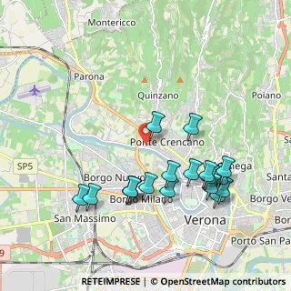 Mappa Via, 37124 Verona VR, Italia (2.02778)