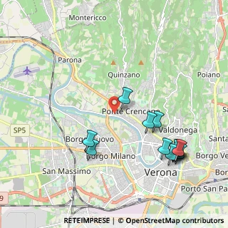 Mappa Via, 37124 Verona VR, Italia (2.25833)
