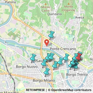 Mappa Via, 37124 Verona VR, Italia (1.245)