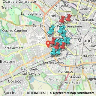 Mappa Viale Etiopia, 20146 Milano MI, Italia (1.23889)