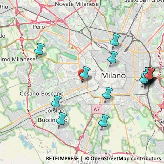 Mappa Viale Etiopia, 20146 Milano MI, Italia (5.5485)