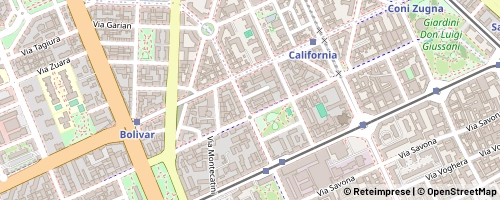 Mappa Milán