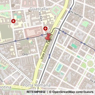 Mappa Viale Emilio Caldara,  43, 20122 Milano, Milano (Lombardia)