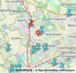 Mappa Via Castrovillari, 20152 Milano MI, Italia (3.09143)