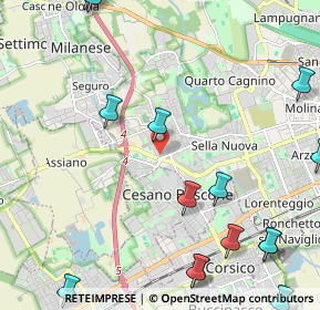 Mappa Via Castrovillari, 20152 Milano MI, Italia (3.10667)