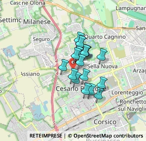 Mappa Via Castrovillari, 20152 Milano MI, Italia (1.03389)