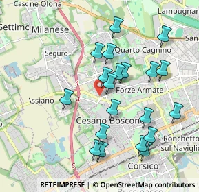 Mappa Via Castrovillari, 20152 Milano MI, Italia (1.8975)