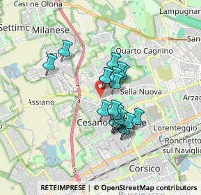 Mappa Via Castrovillari, 20152 Milano MI, Italia (1.2295)