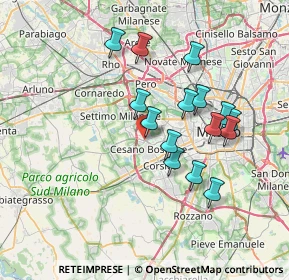 Mappa Via Castrovillari, 20152 Milano MI, Italia (6.46667)